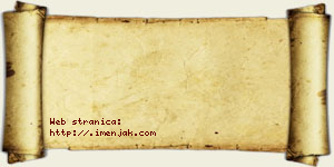 Alimpije Marjanović vizit kartica